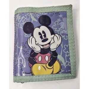 Disney Mickey Mouse Kids Bifold Wallet - Pre-owned - Vintage